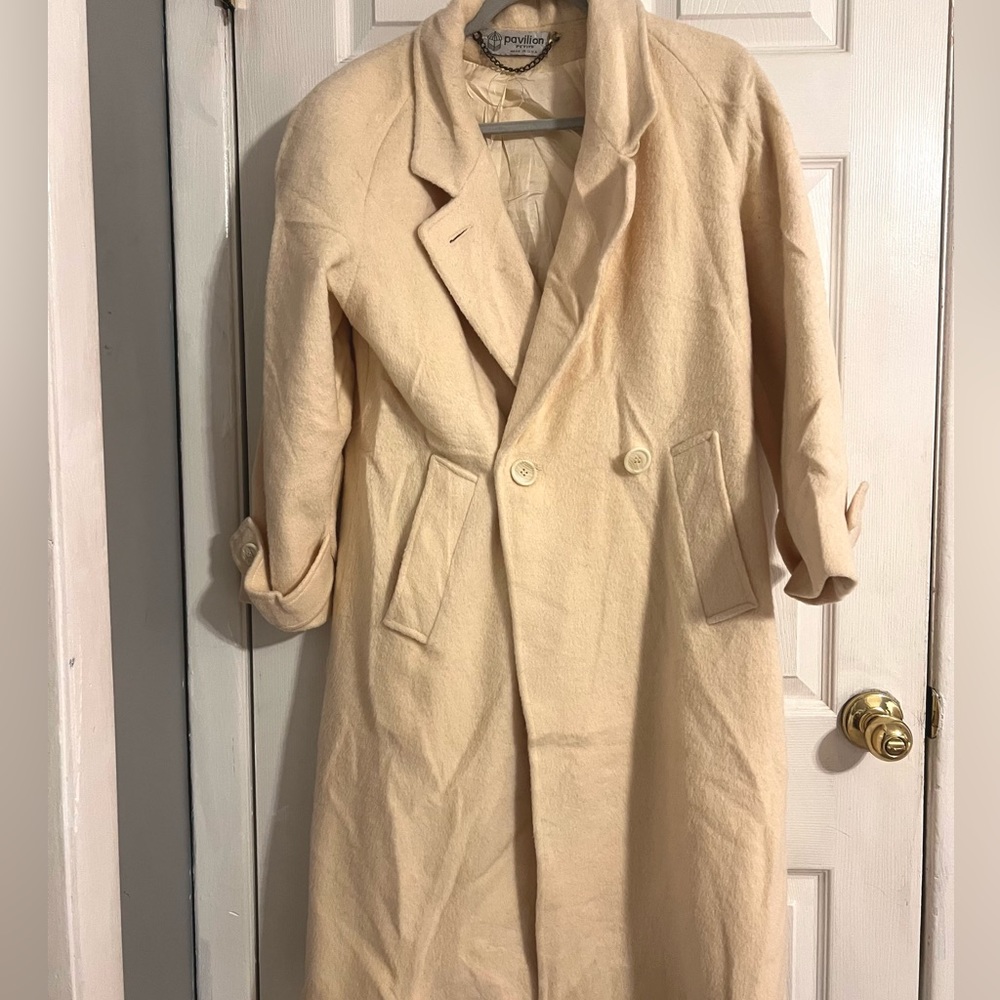 Cream Peacoat
